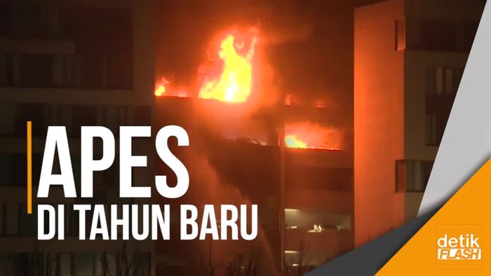 Apes! Ratusan Mobil di Liverpool Terbakar saat Malam Tahun Baru