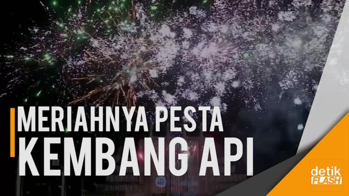 Gemerlap Perayaan Pesta Tahun Baru di Brussels