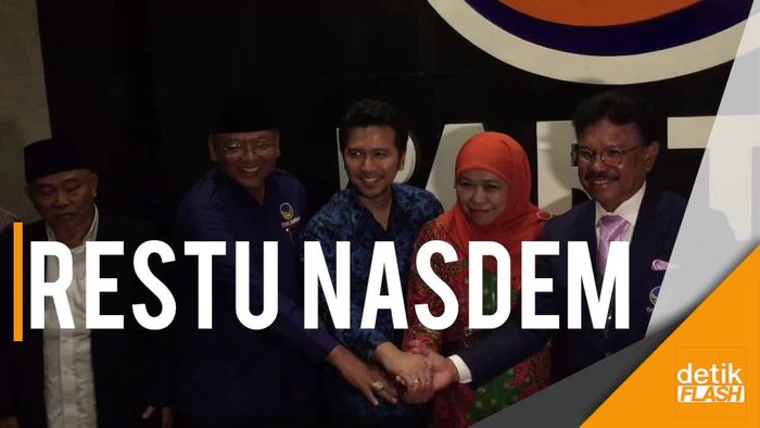NasDem Patenkan Dukungan Khofifah-Emil Maju di Jatim