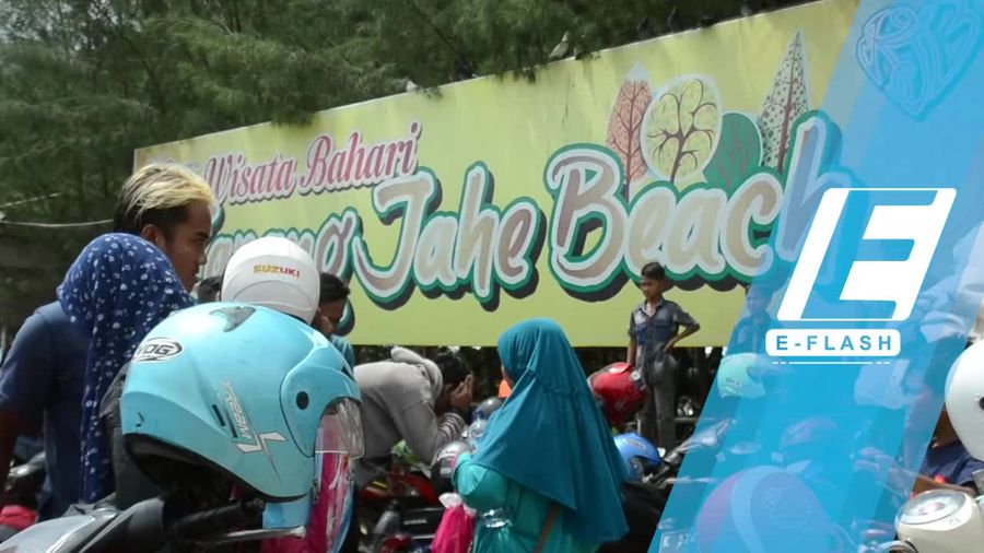 Ramai-ramai Liburan Tahun Baru di KJB Rembang