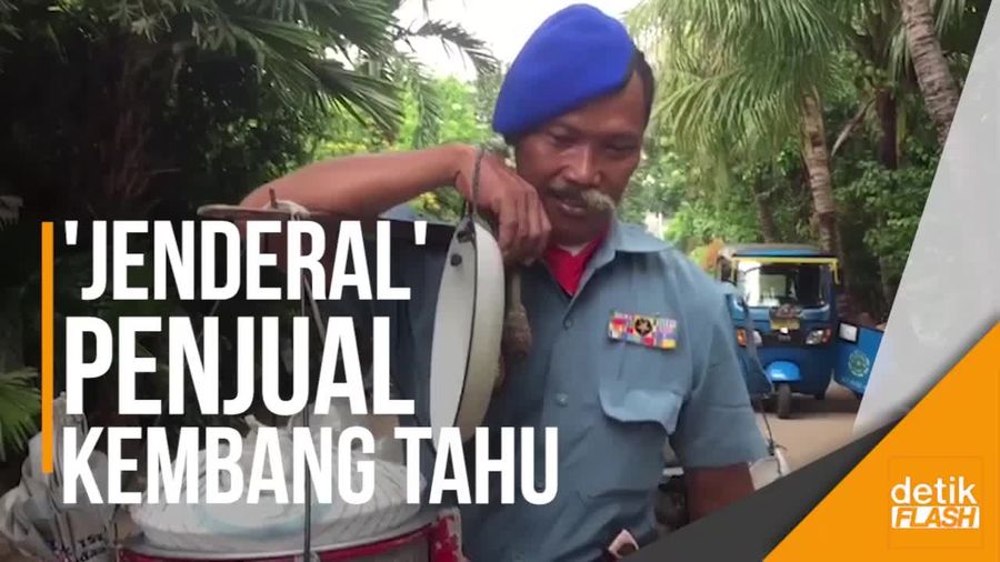Jenderal Boneng, Penjual Kembang Tahu Bergaya Nyentrik