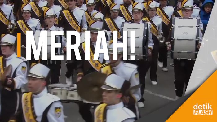 Ribuan Marching Band Sambut Tahun 2018 di London