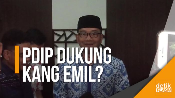 PDIP Bakal Godok Nama Ridwan Kamil di Rapat Pleno