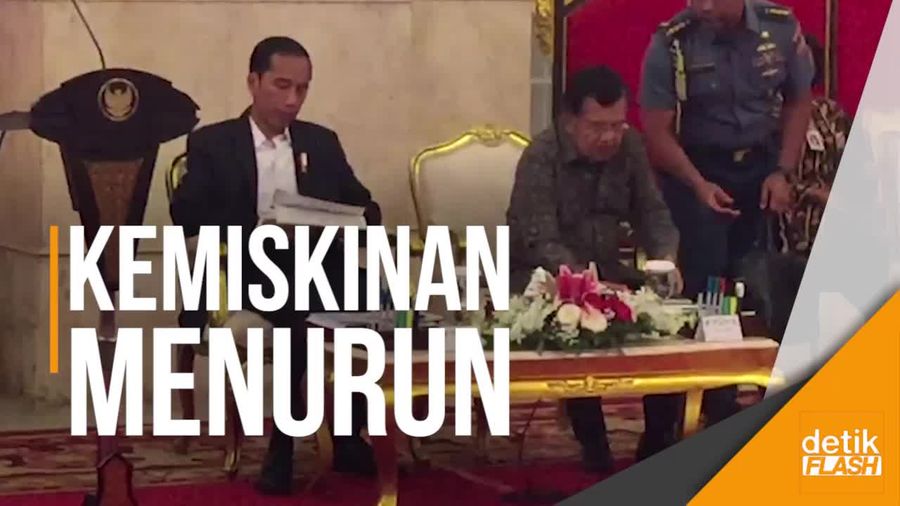 Jokowi: September 2017, Angka Kemiskinan Turun 10,12%
