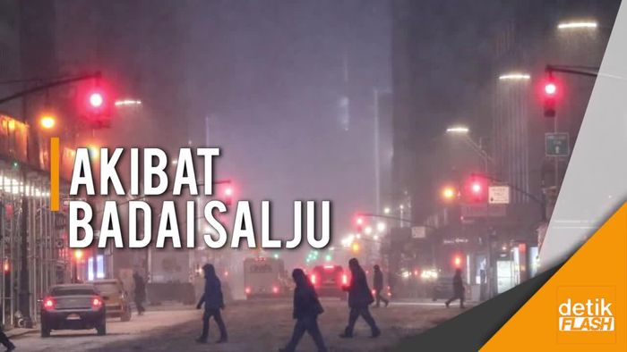 Dilanda Bom Siklon, New York Umumkan Status Darurat