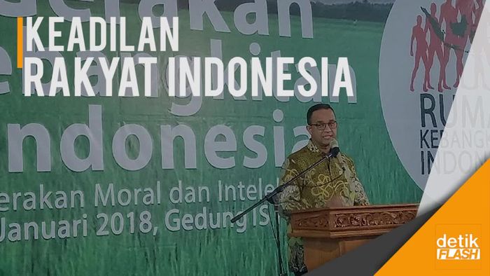 Deklarasi Gerakan Kebangkitan Indonesia, Anies Ajak Bereskan Ketimpangan di Jakarta