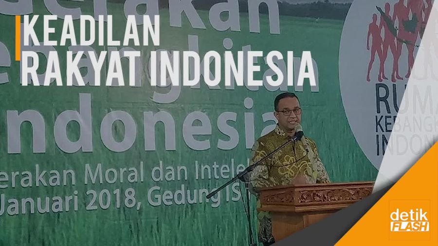 Deklarasi Gerakan Kebangkitan Indonesia, Anies Ajak Bereskan Ketimpangan di Jakarta