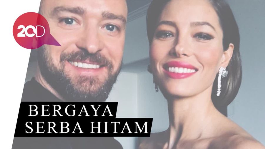 Gaya Serba Hitam Para selebriti di Golden Globes 2018