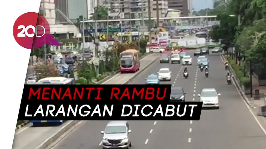 Pemotor Segera Bebas Melintas di Jalan MH Thamrin 