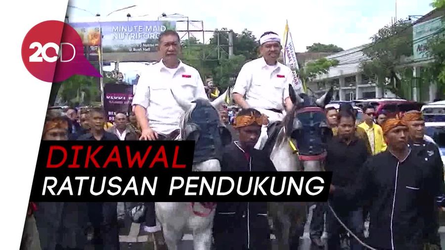 Daftar Pilgub Jabar, Dua DM Tunggangi Kuda ke KPUD 