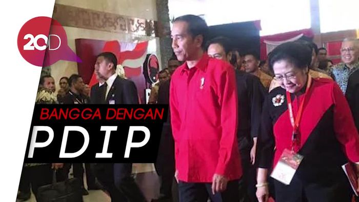HUT PDIP, Jokowi: Indonesia Beruntung Punya Kader PDIP yang Militan   