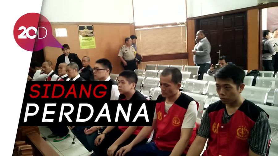 8 WN Taiwan Penyelundup 1 Ton Sabu Diadili, Terancam Hukuman Mati
