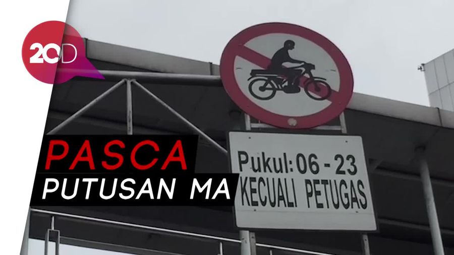 Selama Rambu Belum Dicopot, Motor Tak Bisa Lewat Thamrin!