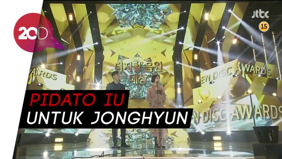 Pidato Emosional IU di Golden Disc Awards untuk Jonghyun SHINee