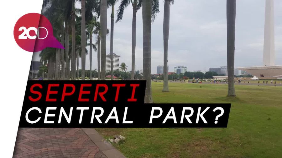 Pagar Pembatas Rumput Dibuka, Begini Wajah Baru Monas