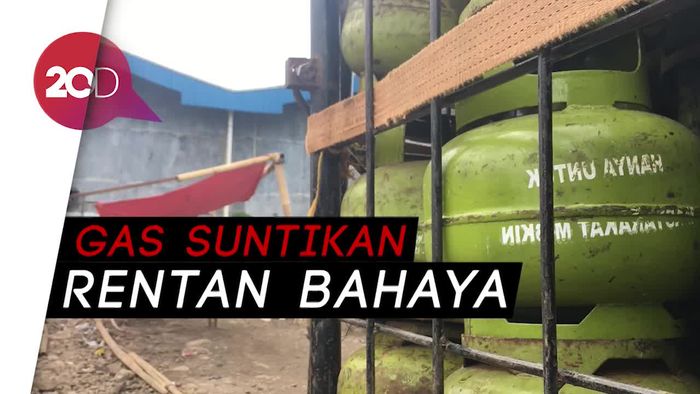Gas Oplosan Dijual Murah tapi Membahayakan Masyarakat