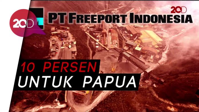 Pemerintah Resmi Beri 10% Saham Freeport ke Pemda Papua