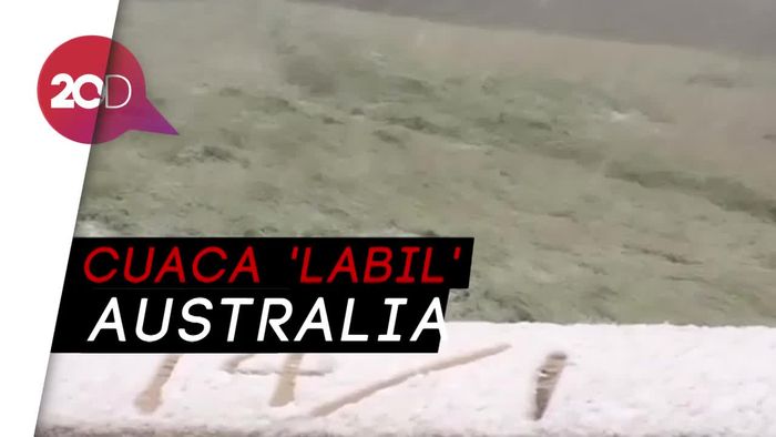 Langka! Salju Turun di Tengah Musim Panas Australia