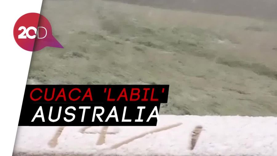 Langka! Salju Turun di Tengah Musim Panas Australia