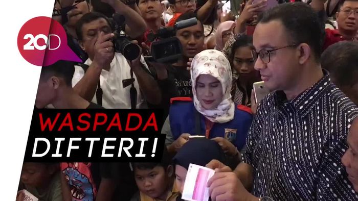 Anies: Difteri di Jakarta Meningkat Pesat Sejak 2016