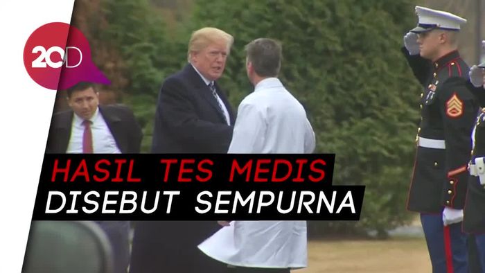 Kesehatan Trump Diragukan, Gedung Putih: Hasil Tes Medisnya Sempurna
