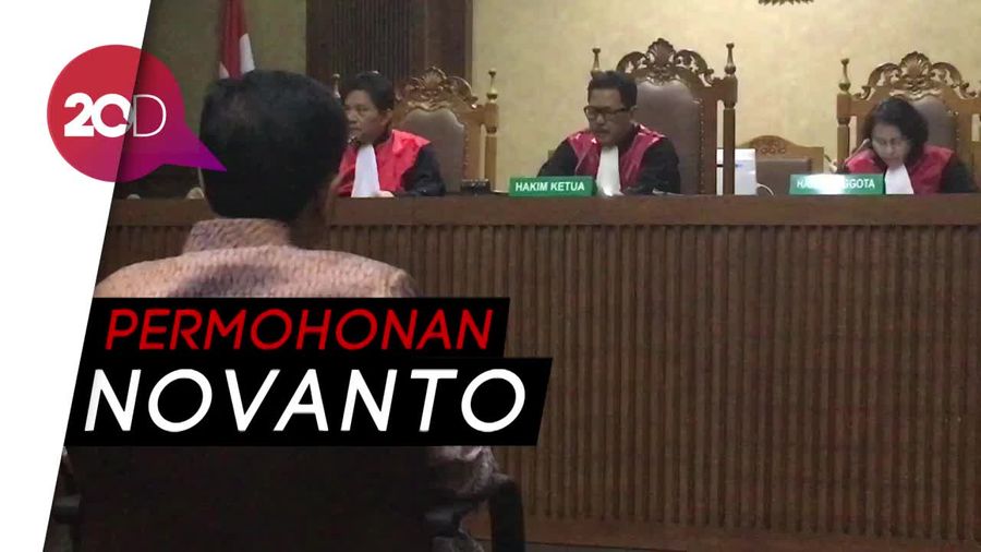 Novanto Ajukan Permohonan Bertemu Keluarga di Sela Persidangan