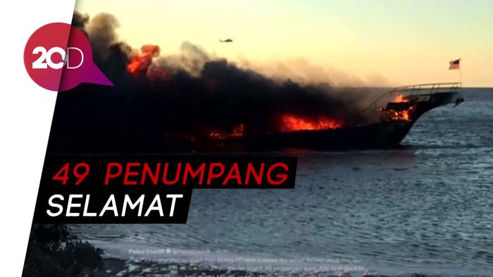 Kapal Kasino Terbakar, Seorang Penumpang Hilang