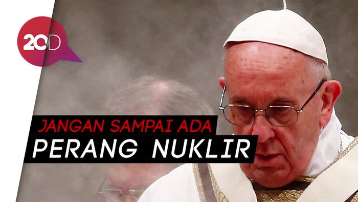 Paus Fransiskus Peringatkan Ancaman Perang Nuklir Melalui Foto