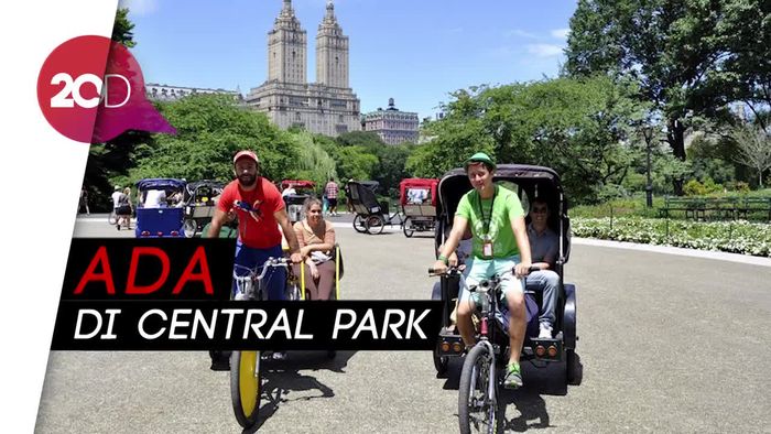 Keseruan Naik Becak New York yang Disinggung Bang Sandi