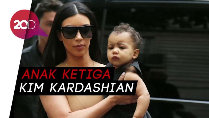 Selamat! Kim Kardashian Dianugerahi Anak Ketiga