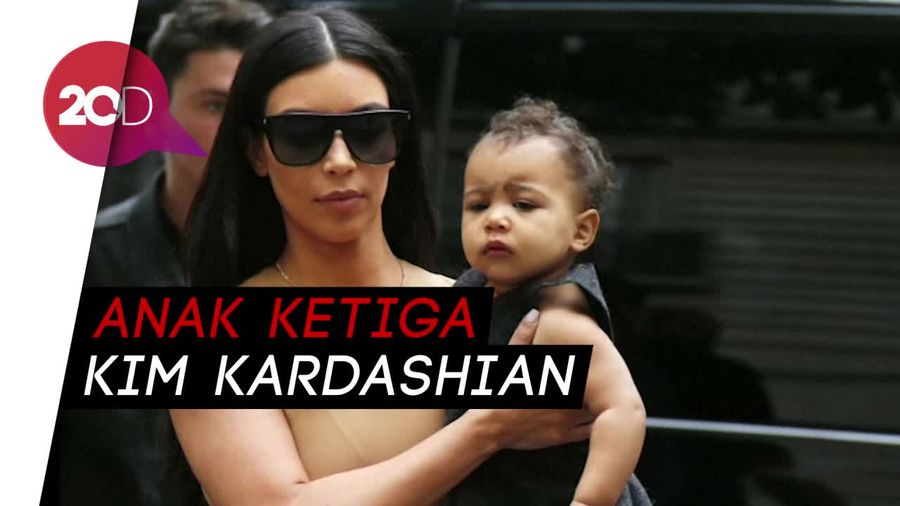 Selamat! Kim Kardashian Dianugerahi Anak Ketiga