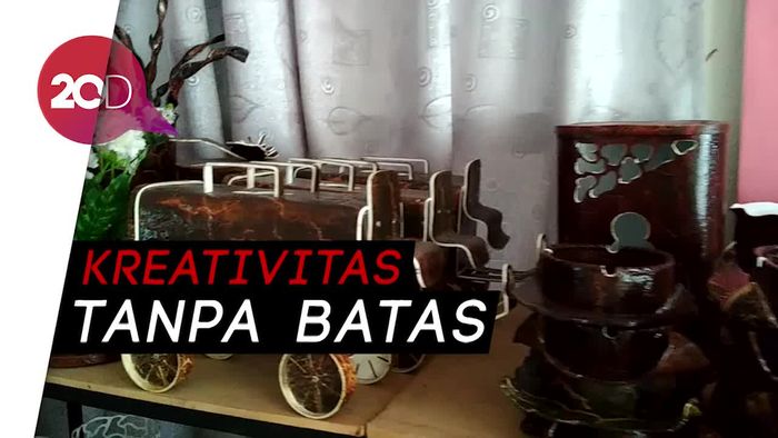Keren! Paralon Bekas Disulap Jadi Barang Bernilai Tinggi