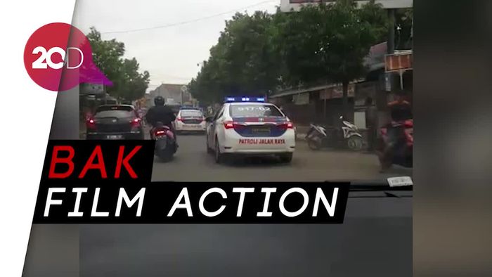 Aksi Polisi Kejar Pencuri Truk dari Indramayu hingga Sumedang