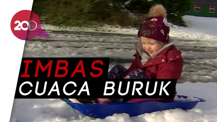 Salju Tebal, Ratusan Sekolah Irlandia Utara Ditutup