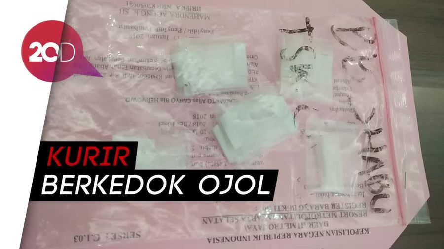 Kamuflase Kurir Narkoba Sebagai Ojek Online