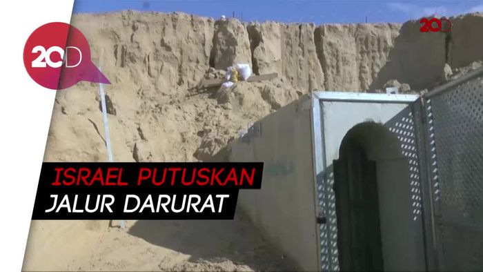 Israel Hancurkan Terowongan yang Diduga Digunakan Pejuang Palestina