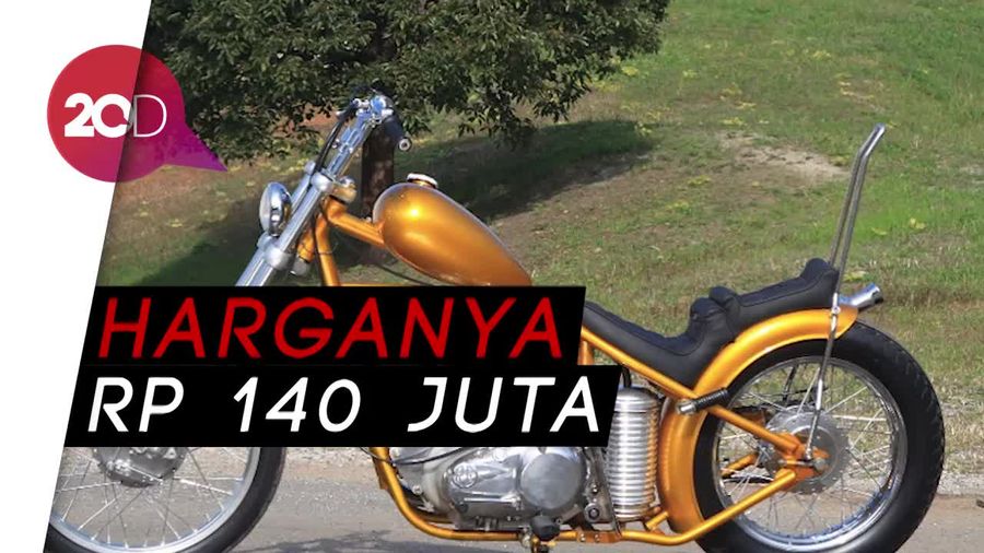 Motor Chopper Emas Jokowi