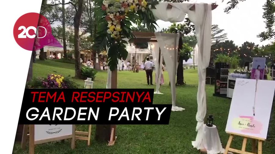 Melihat Persiapan Garden Party Ardina Rasti dan Arie Dwi Andika