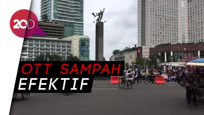 Sejak Diterapkan OTT, Kawasan CFD Kini Terlihat Lebih Bersih 