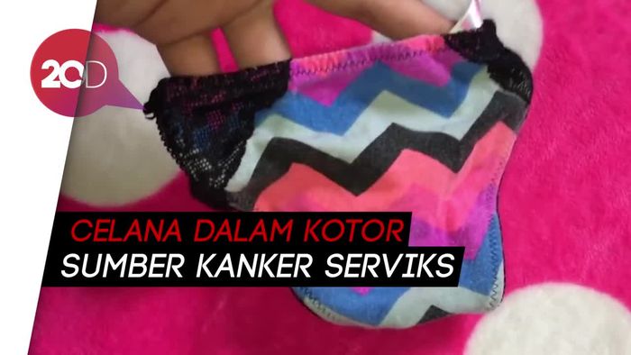Malas Ganti Celana Dalam? Hati-hati Tertular Kanker Serviks!