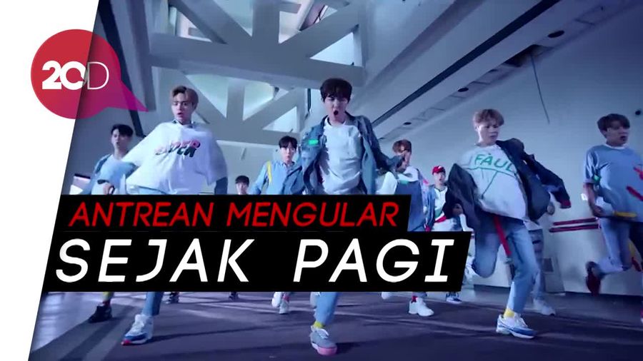 Gokil! Fans Wanna One Sudah Padati ICE BSD