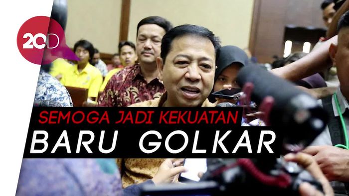 Airlangga Bentuk Formasi Baru, Novanto Harap Golkar Tampil Terbaik   