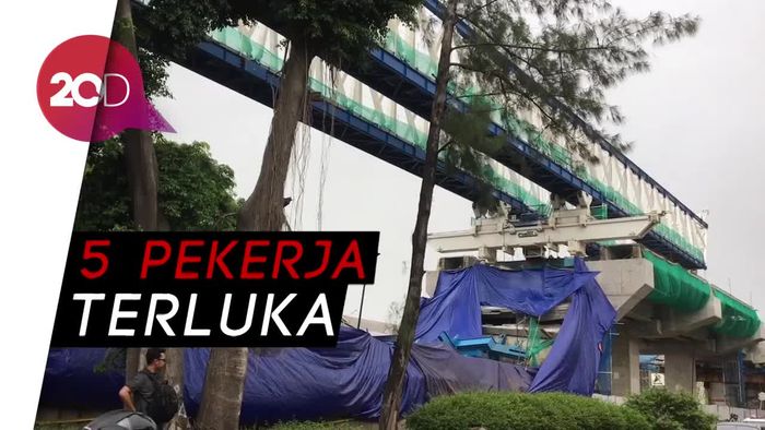 Konstruksi LRT Roboh di Kayu Putih