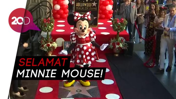 40 Tahun Setelah Mickey, Minnie Mouse Dapat Bintang Hollywood!