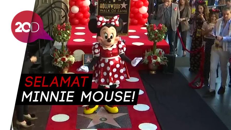 40 Tahun Setelah Mickey, Minnie Mouse Dapat Bintang Hollywood!