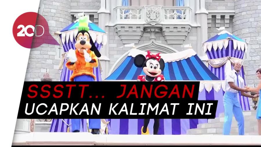 Ini Kalimat Terlarang Diucapkan Pegawai Disneyland