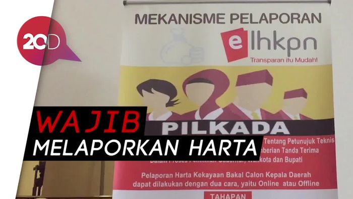 KPK akan Umumkan LHKPN Calon Kepala Daerah di Pilkada Serentak 2018 
