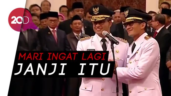 100 Hari Anies-Sandi, Apa Janji yang Sudah Dipenuhi Apa yang Belum?