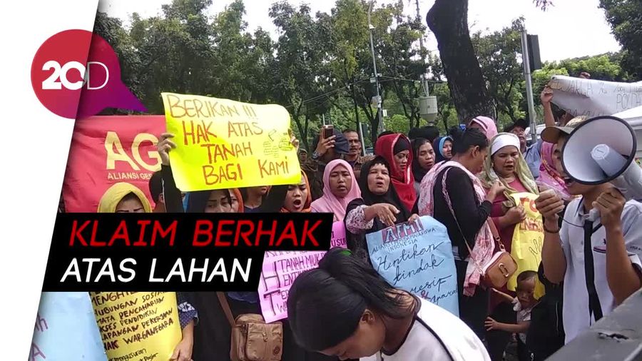 Warga Kapuk Poglar Demo Balai Kota, Menolak Rencana Eksekusi Lahan