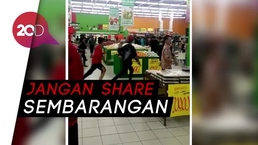 Hoax! Bonek Jarah Swalayan